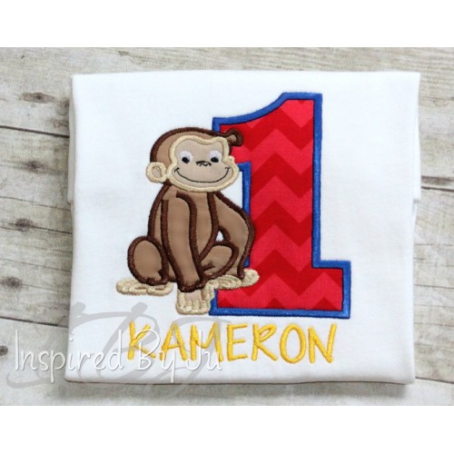 Curious George Birthday Shirt