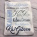 Baby Name Keepsake Blanket - BOYS