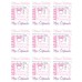 Baby Name Keepsake Blanket - Girls